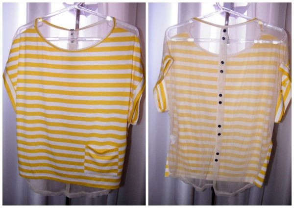 Camiseta Frente Malha e Costas Tela